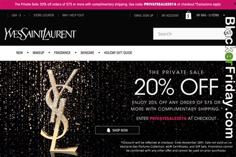 does ysl do black friday|ysl black friday sale.